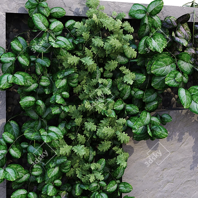 Versatile Greenwall Set 180 3D model image 6