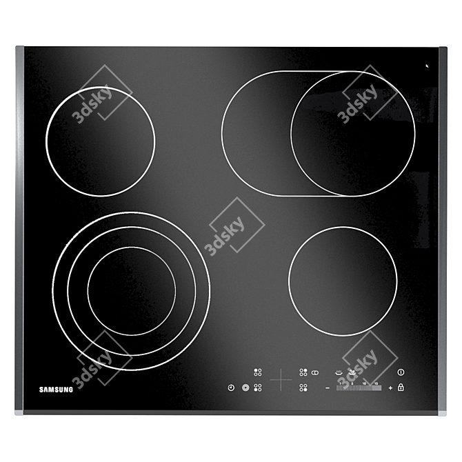 Samsung Kitchen Set: Cook, Bake, Refrigerate 3D model image 5