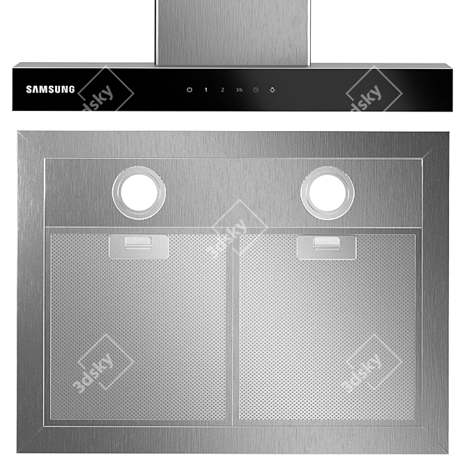 Samsung Kitchen Set: Cook, Bake, Refrigerate 3D model image 6