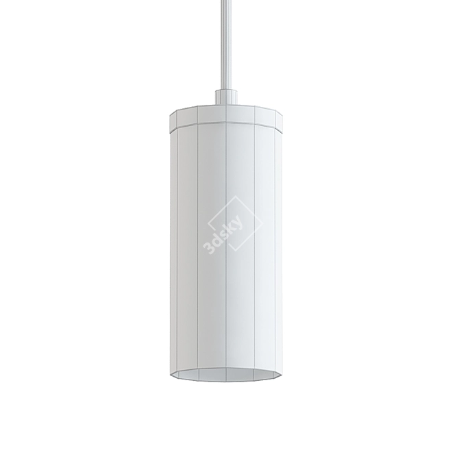 Eco Chic Glass Pendant 3D model image 2