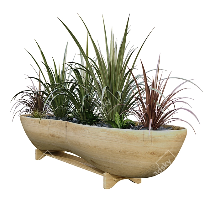 Botanical Greenery Box: Plant in a Box 186 3D model image 4