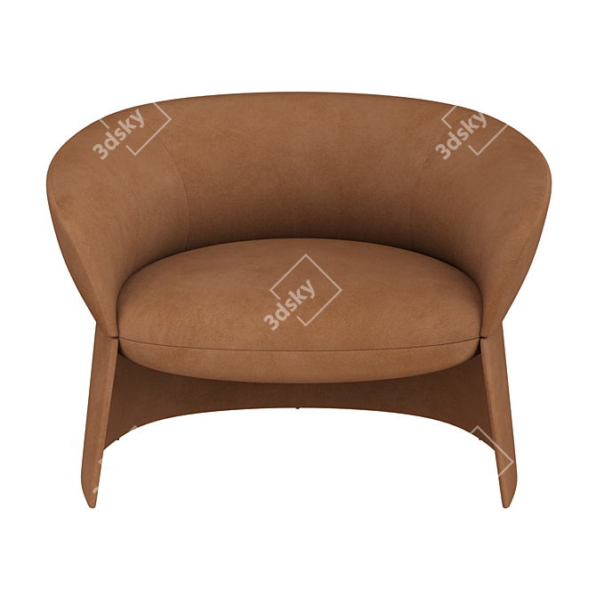 Swale Armchair: Superior Comfort and Style 3D model image 3