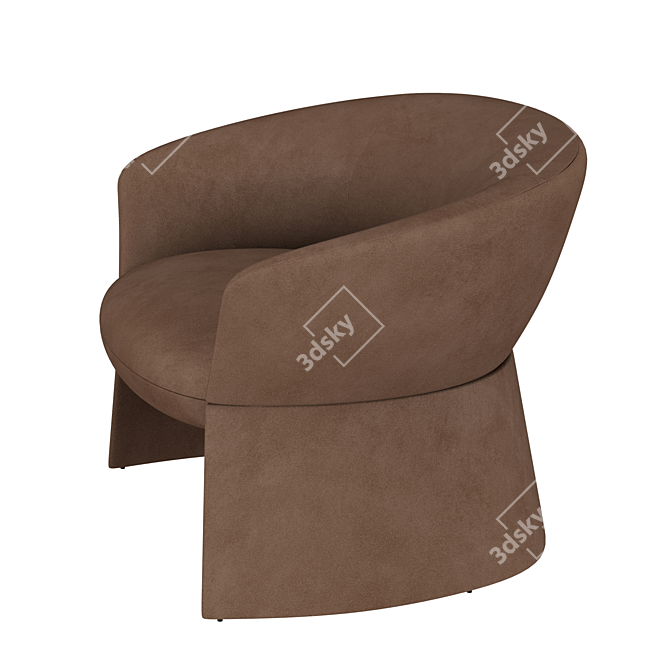 Swale Armchair: Superior Comfort and Style 3D model image 4