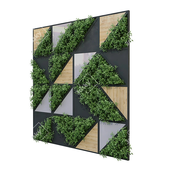 Vertical Oasis Plant Set 3D model image 5