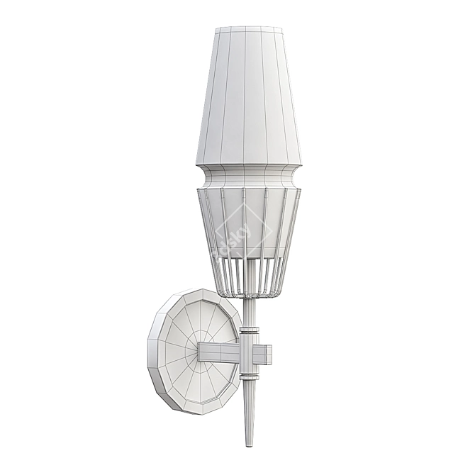 Chaillot Sconce: Modern Loft Design 3D model image 3