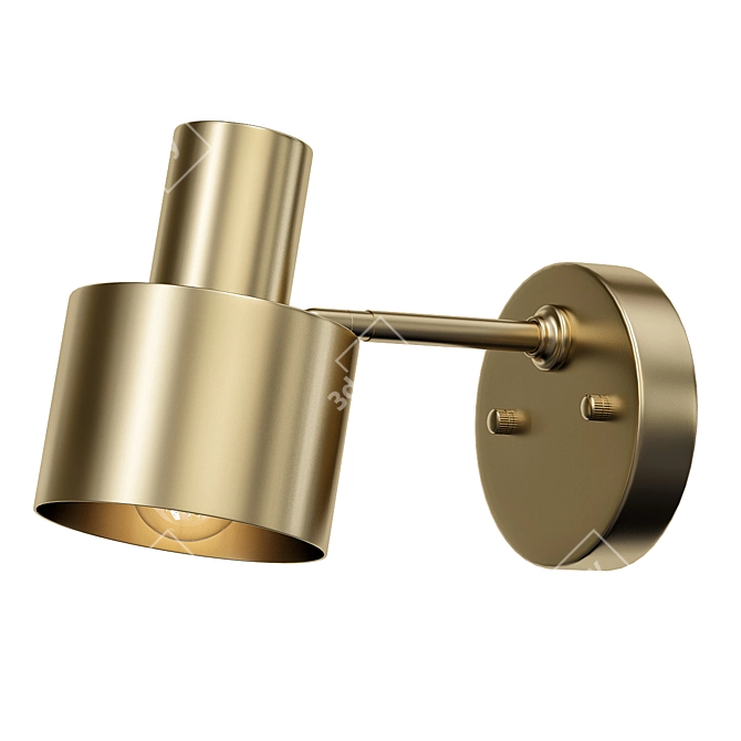 Imperium Loft Composers Sconce 3D model image 1