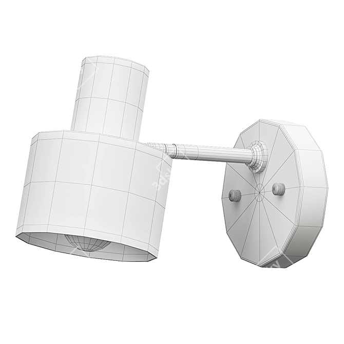 Imperium Loft Composers Sconce 3D model image 3