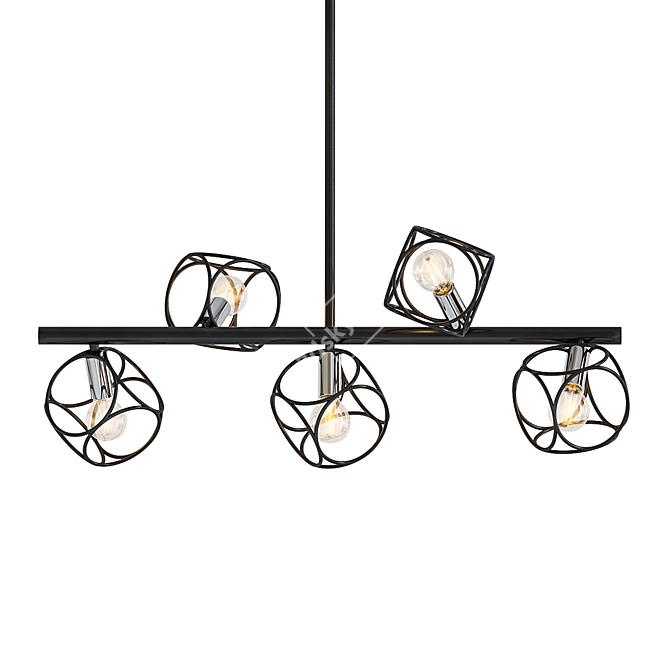 Orren Ellis Pendant Light: Sleek 2014 Design 3D model image 1