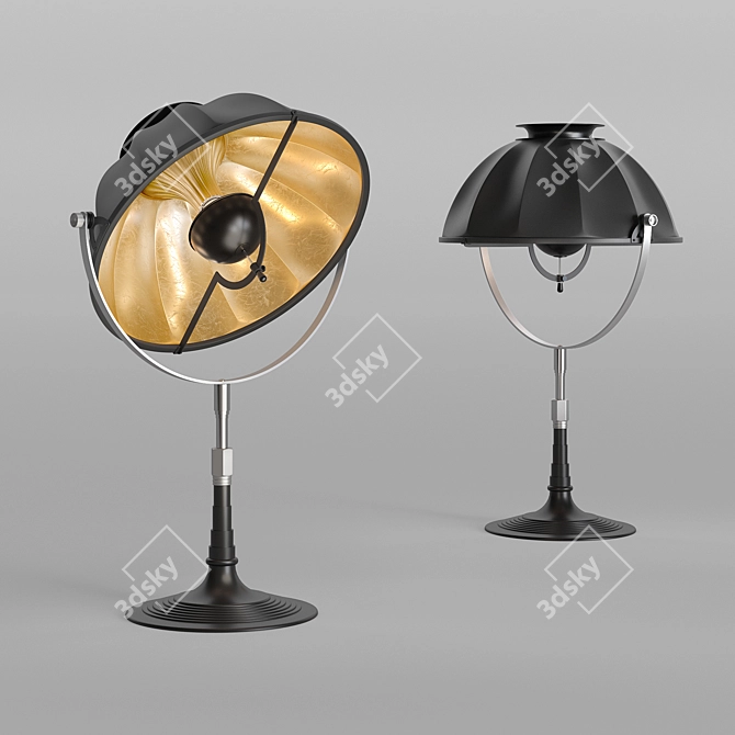 Fortuny Armilla 32 Table Lamp: Restoration Hardware 3D model image 2