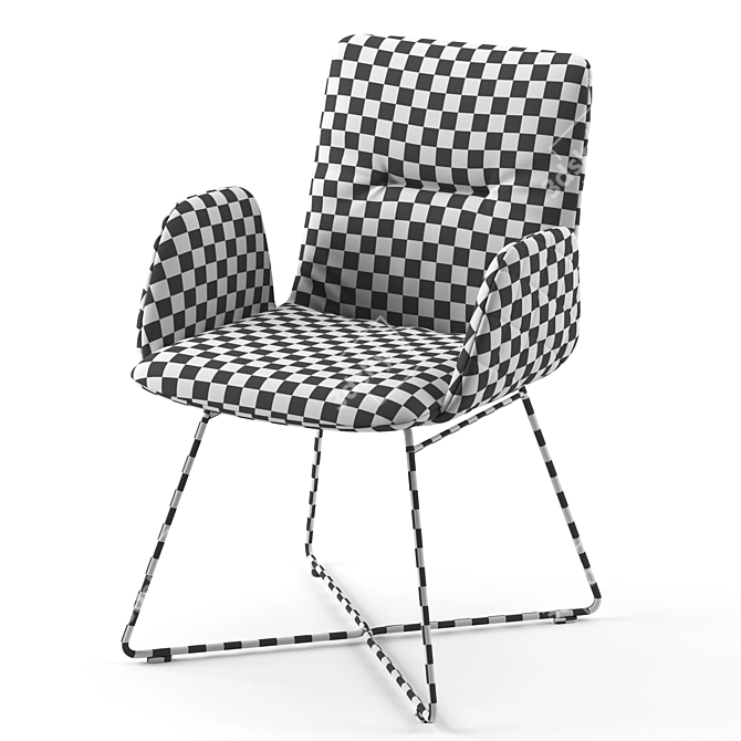 Sleek Lotta Chair - Stylish and Comfortable 3D model image 6