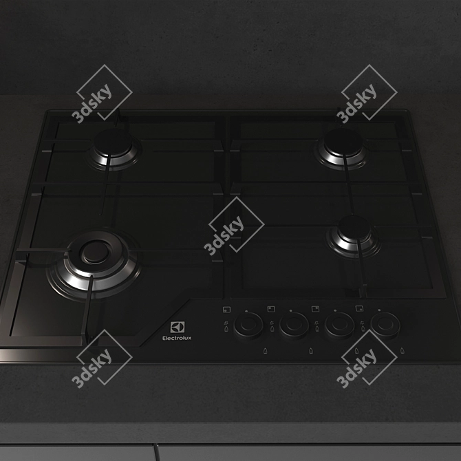 Stylish Alea Kitchens: Easy to Edit 3D model image 3