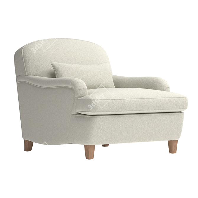 Elegant Tosconova Clayton Sofa 3D model image 1