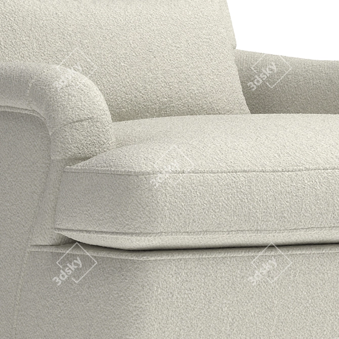 Elegant Tosconova Clayton Sofa 3D model image 3