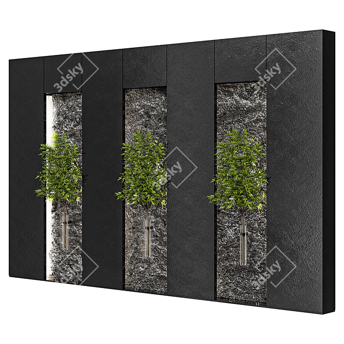Elegant Foliage Decor Accent 3D model image 4