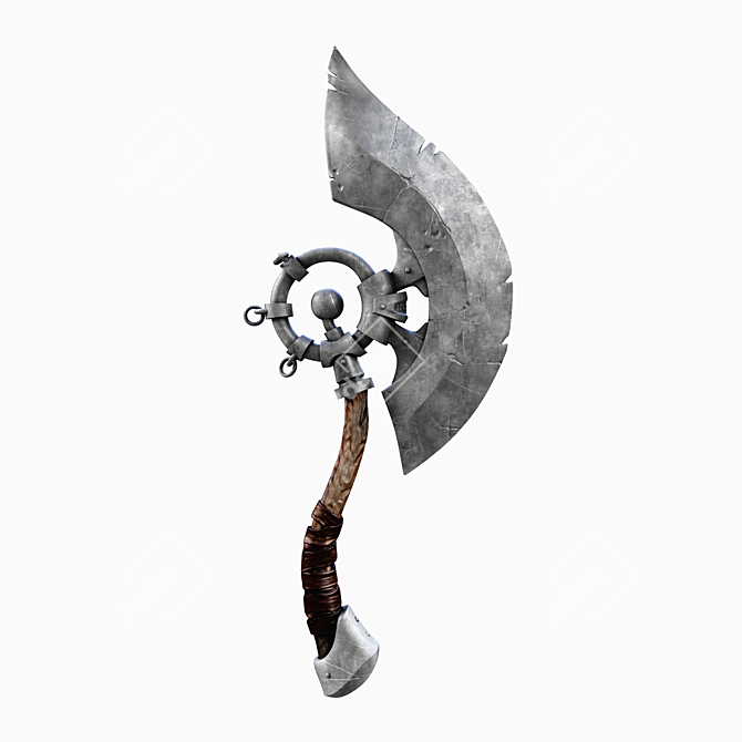 Sleek Axe 3D model image 1