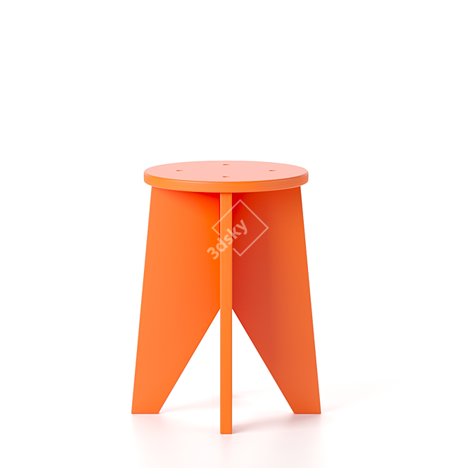 OM Point Stool - Artistic Elegance 3D model image 4