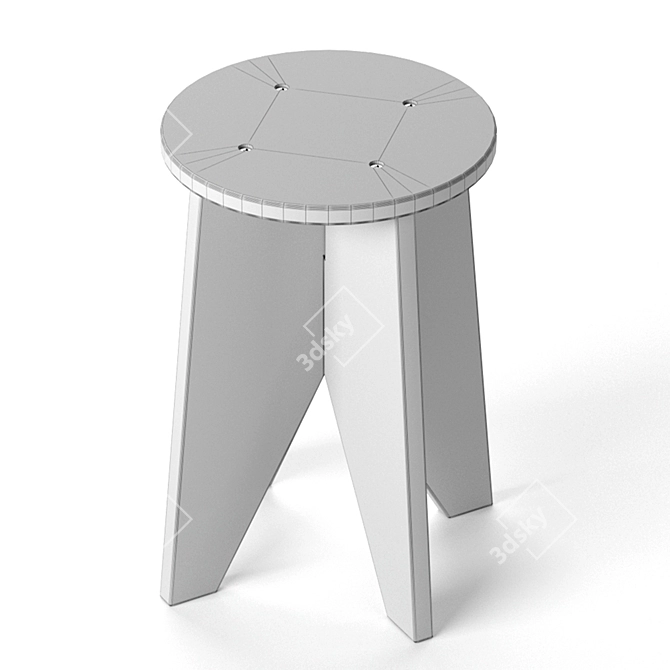 OM Point Stool - Artistic Elegance 3D model image 9