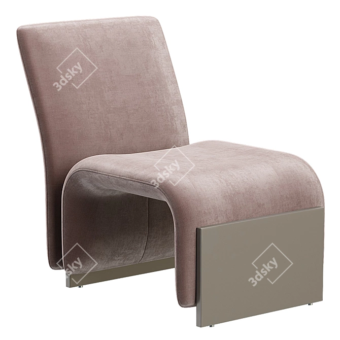 Sancal Diwan: Luxurious Armchair for Modern Spaces 3D model image 1