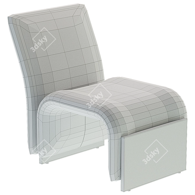 Sancal Diwan: Luxurious Armchair for Modern Spaces 3D model image 4