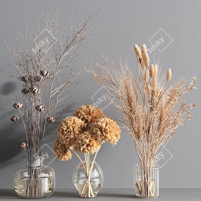 Collaction Plants Bouquet VRay 3D model image 2