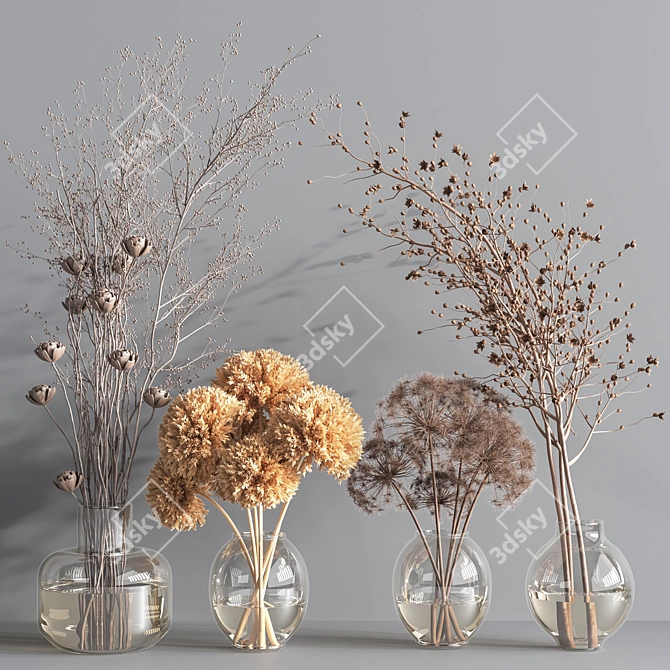 Collaction Plants Bouquet VRay 3D model image 3