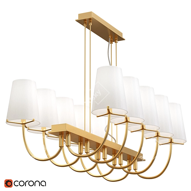 Elegant Lightstar Pendant Chandelier 3D model image 1