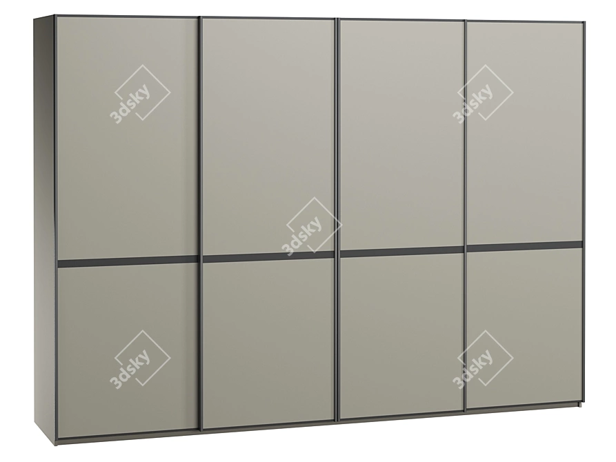  Amadeo Sliding Wardrobe: Stylish and Spacious 3D model image 3