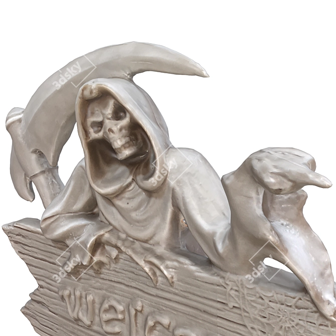 Grim Reaper Skeleton 3D Model 3D model image 4