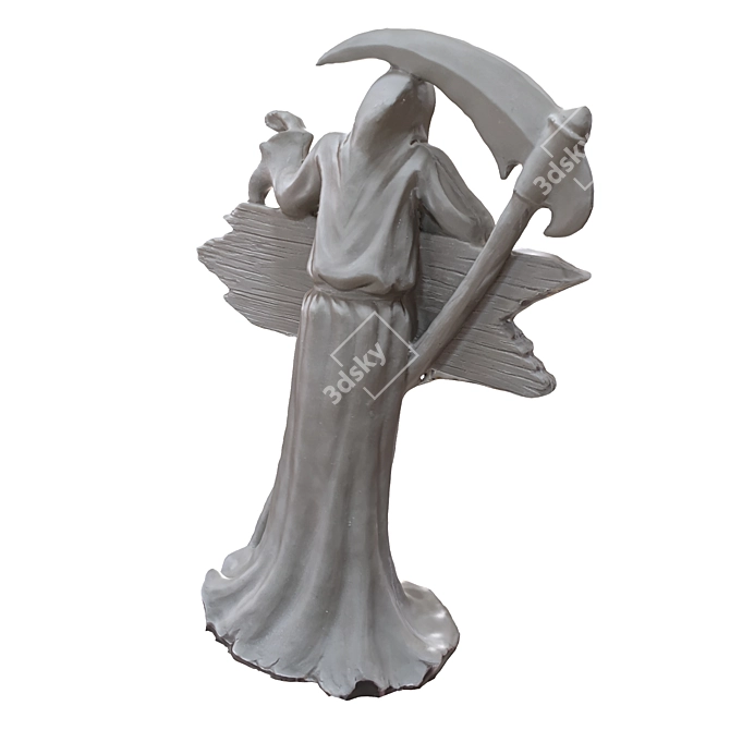 Grim Reaper Skeleton 3D Model 3D model image 6