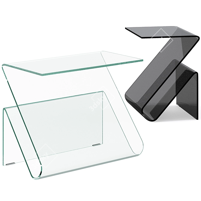 Elegant ZETA Coffee Table 3D model image 1