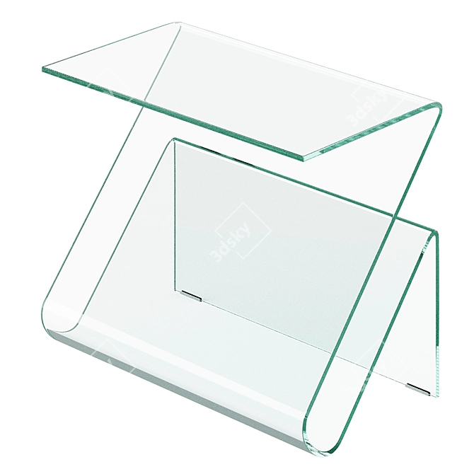 Elegant ZETA Coffee Table 3D model image 2