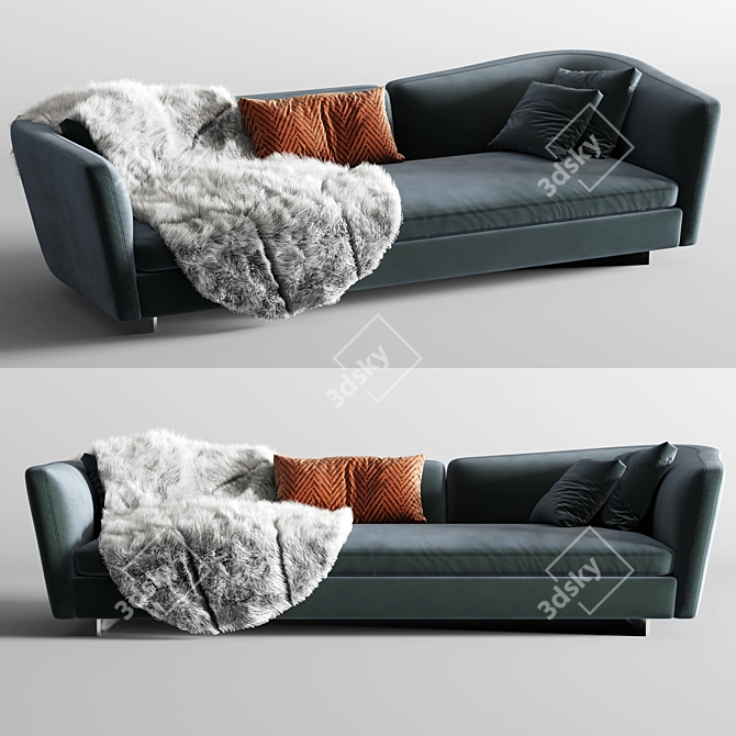 Sleek and Modern Minotti Seymour 3D model image 3