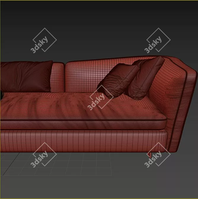 Sleek and Modern Minotti Seymour 3D model image 5