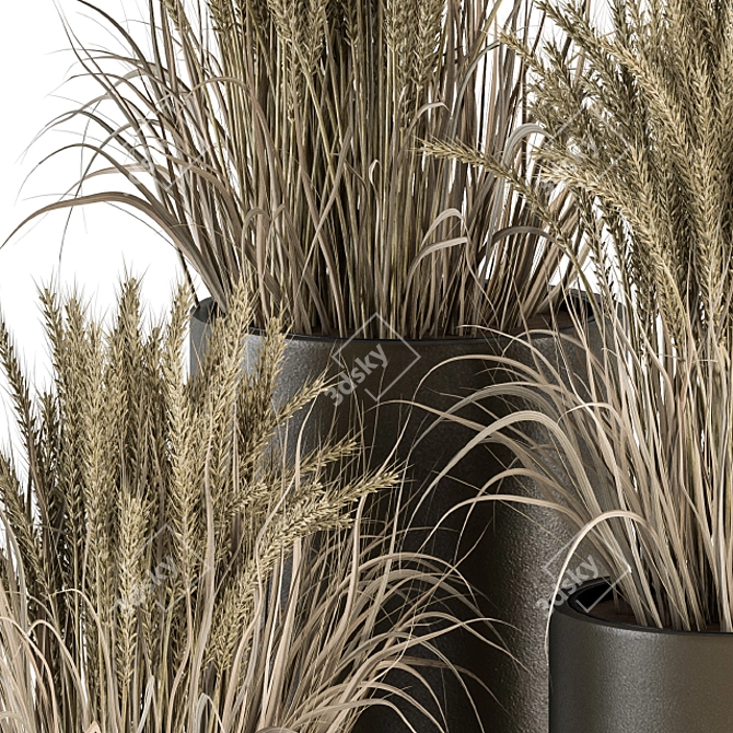 315-Piece Outdoor Wheat Bush Set 3D model image 2