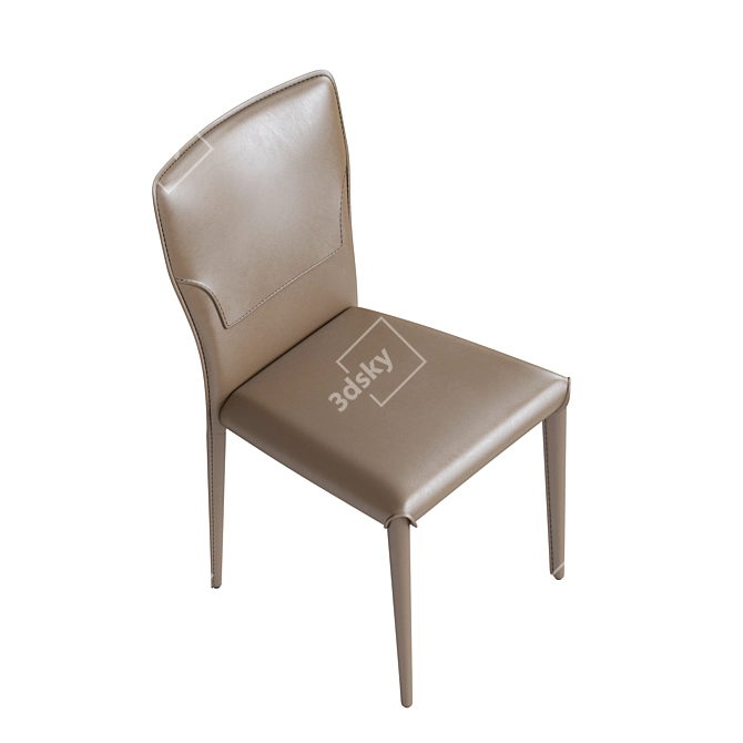 Modern and Elegant Ondarreta Chair 3D model image 3