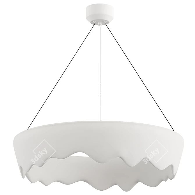 Oddly C: Modern Design Lamp 3D model image 1