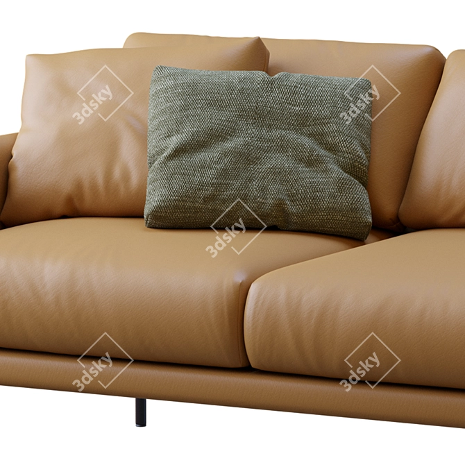 LaForma Sofa Rave: Sleek Modern Design 3D model image 6