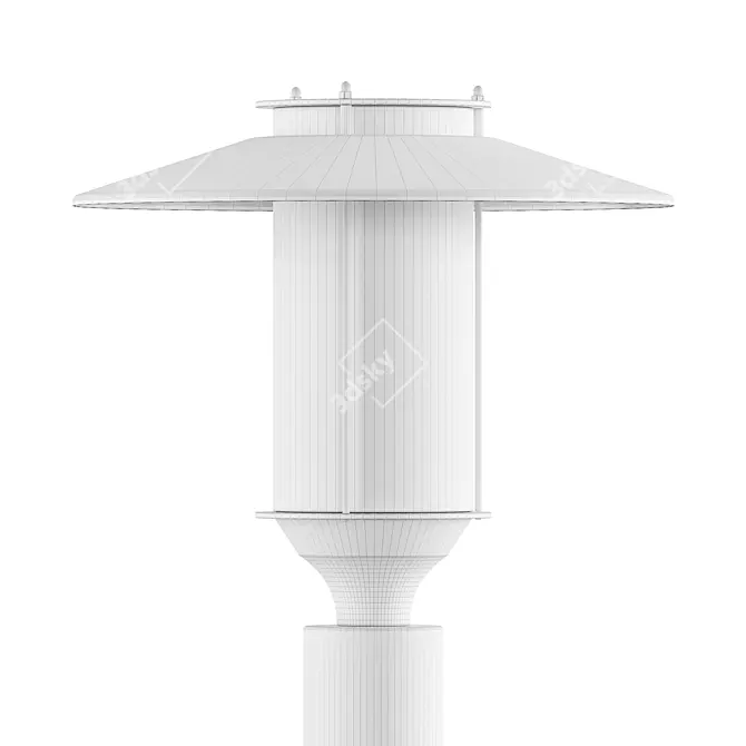 Elba Park LED Lamp: Safety and Style 3D model image 6