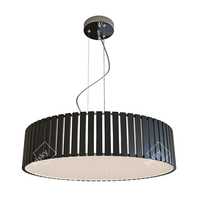 Elegant Yamato Pendant Lamp 3D model image 1