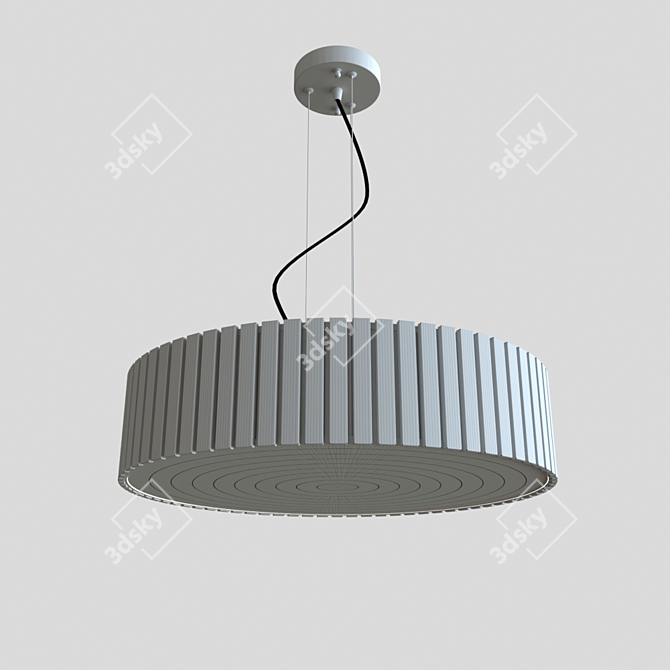 Elegant Yamato Pendant Lamp 3D model image 2