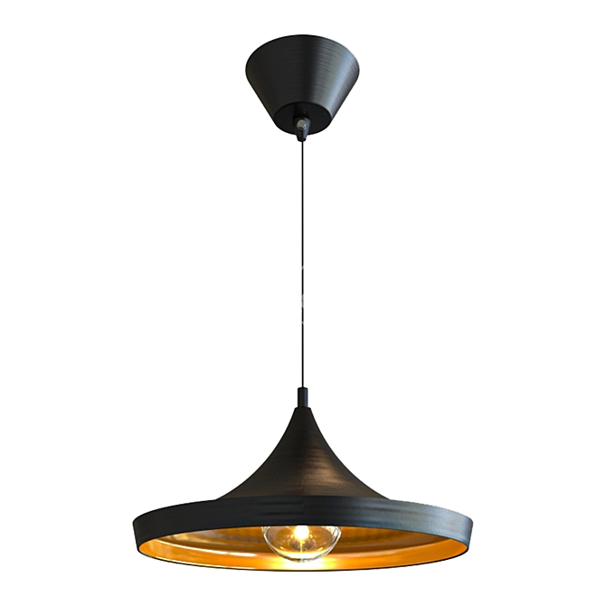 Title: Citilux Edison Pendant Lamp 3D model image 1