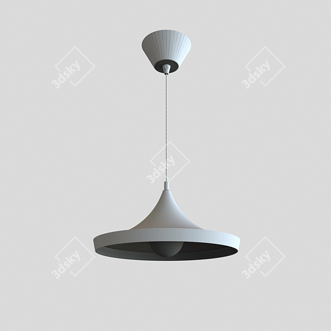 Title: Citilux Edison Pendant Lamp 3D model image 2