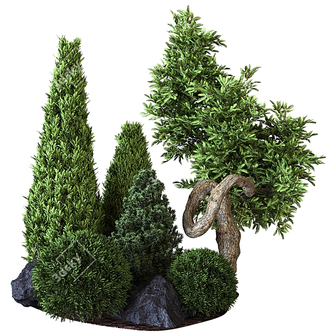 Outdoor Plant Collection Vol. 22: Versatile 3D Model 3D model image 1