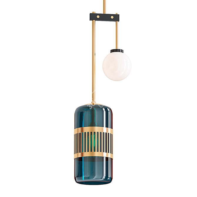 LIZAK_DROP Pendant Light 3D model image 1