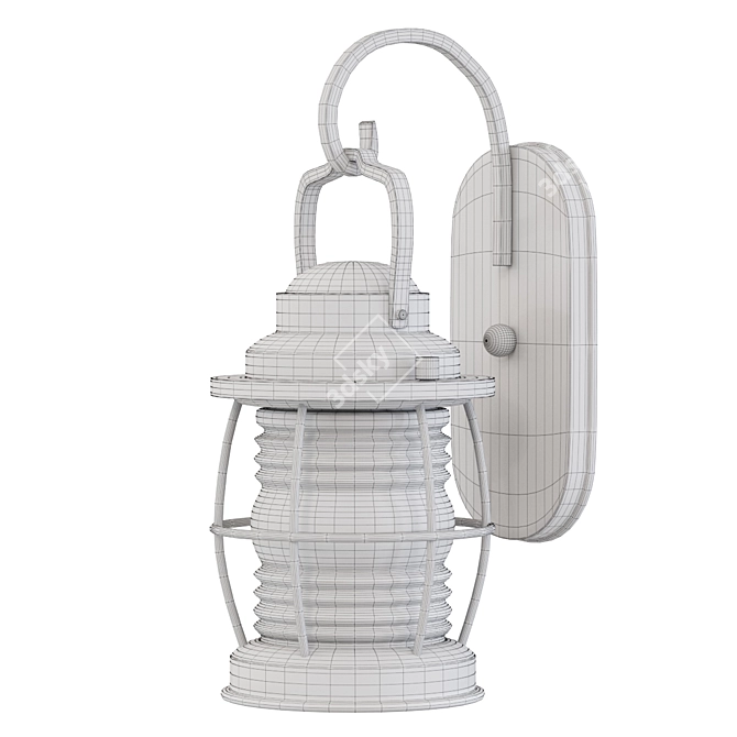 Modern Outdoor Lighting Beacon 3D model image 2