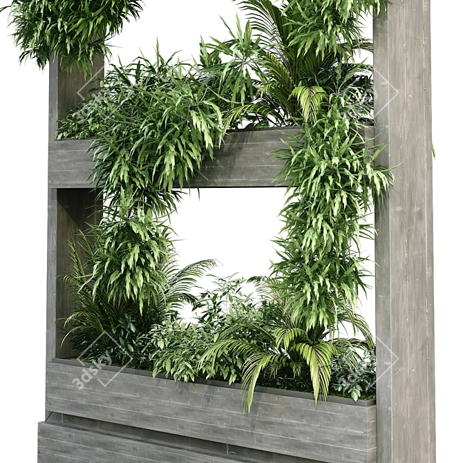 Vertical Oasis Plant Set 3D model image 5