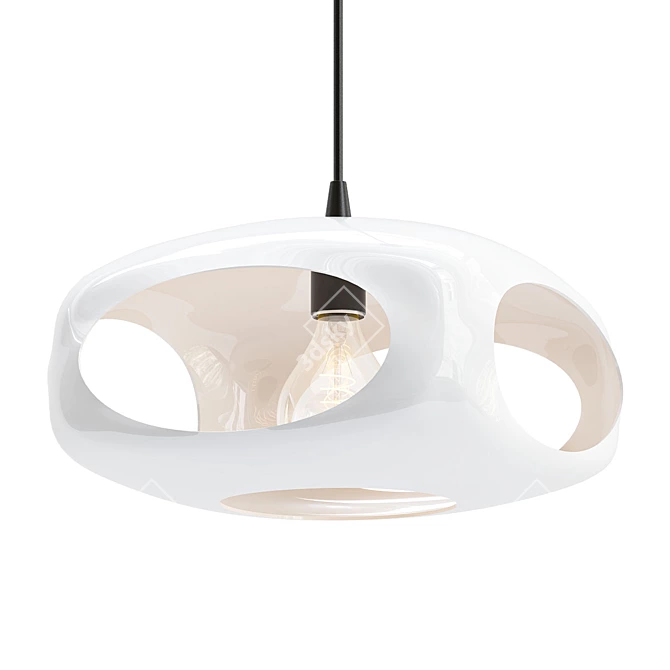 Modern Geometric Pendant Light 3D model image 1