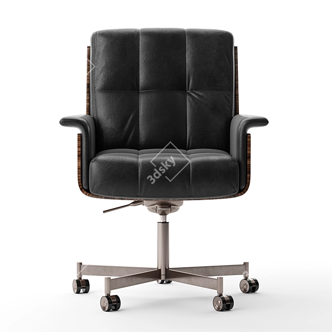  Modern Minotti Daiki Studio Chair 3D model image 2