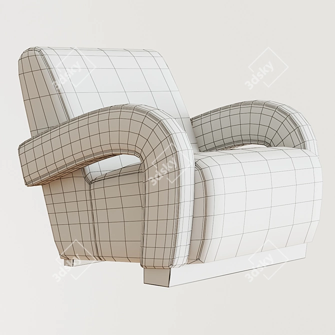 Mod Violette Lounge Chair 3D model image 4