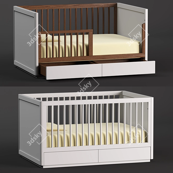 Versatile Kids Furniture Set 3D model image 1